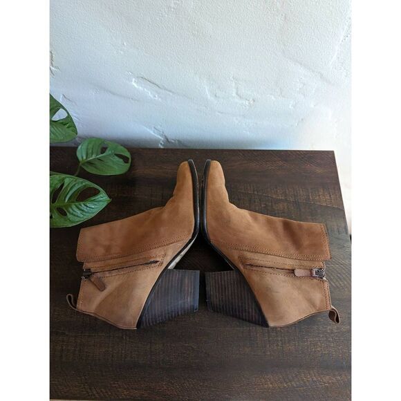 Cole Haan Chesney Brown Leather Booties Women's - Size 8B - Picture 6 of 10